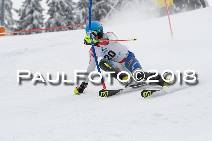 FIS Alpine Kombi 2x Slalom Herren 26.02.2018