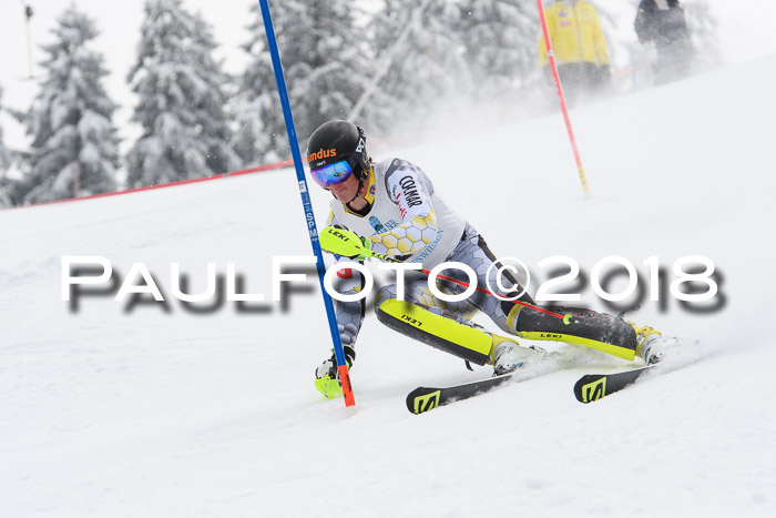 FIS Alpine Kombi 2x Slalom Herren 26.02.2018