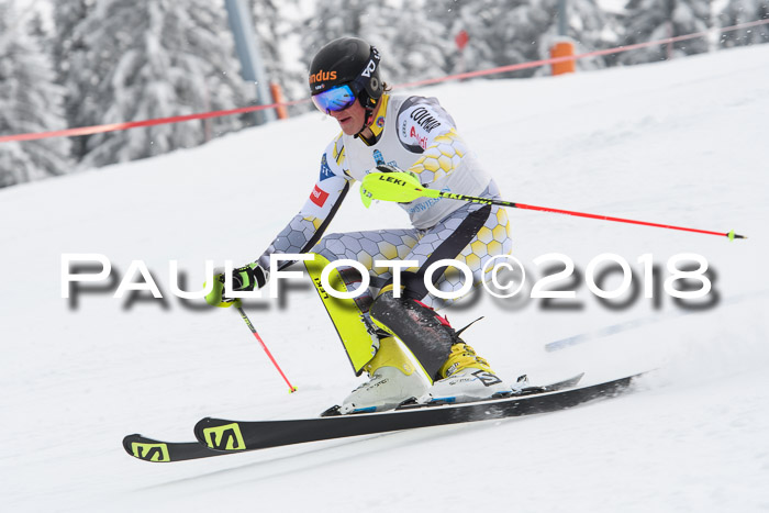 FIS Alpine Kombi 2x Slalom Herren 26.02.2018