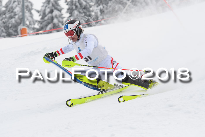 FIS Alpine Kombi 2x Slalom Herren 26.02.2018