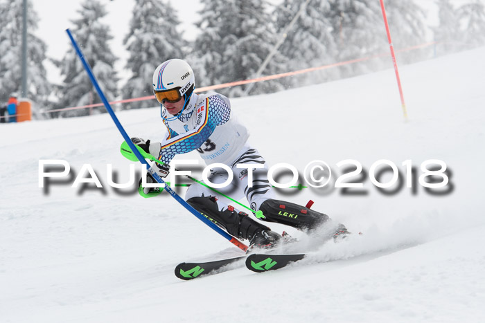 FIS Alpine Kombi 2x Slalom Herren 26.02.2018