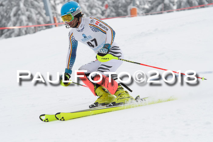 FIS Alpine Kombi 2x Slalom Herren 26.02.2018