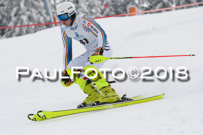 FIS Alpine Kombi 2x Slalom Herren 26.02.2018