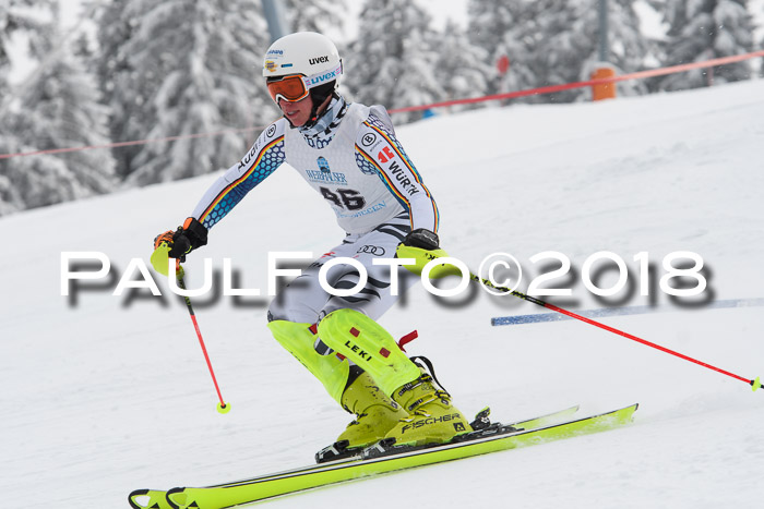 FIS Alpine Kombi 2x Slalom Herren 26.02.2018