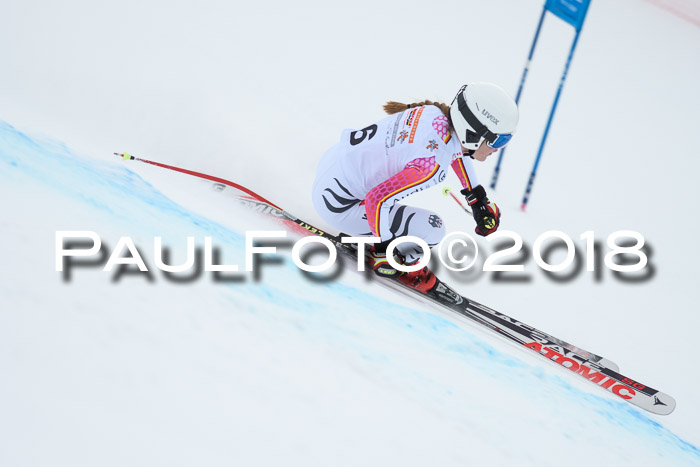 DSV Schülercup Finale Super-G, Dt. Schülermeisterschaft 01.03.2018