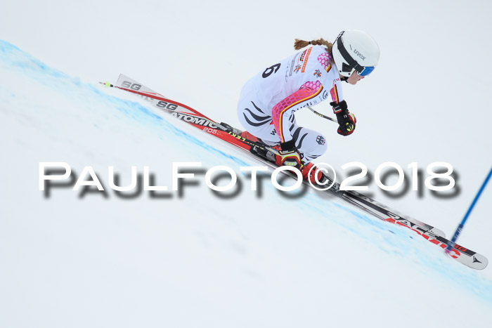DSV Schülercup Finale Super-G, Dt. Schülermeisterschaft 01.03.2018