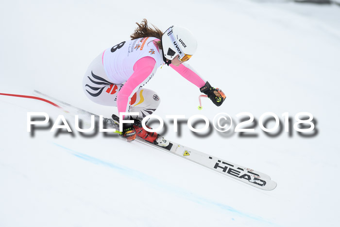DSV Schülercup Finale Super-G, Dt. Schülermeisterschaft 01.03.2018