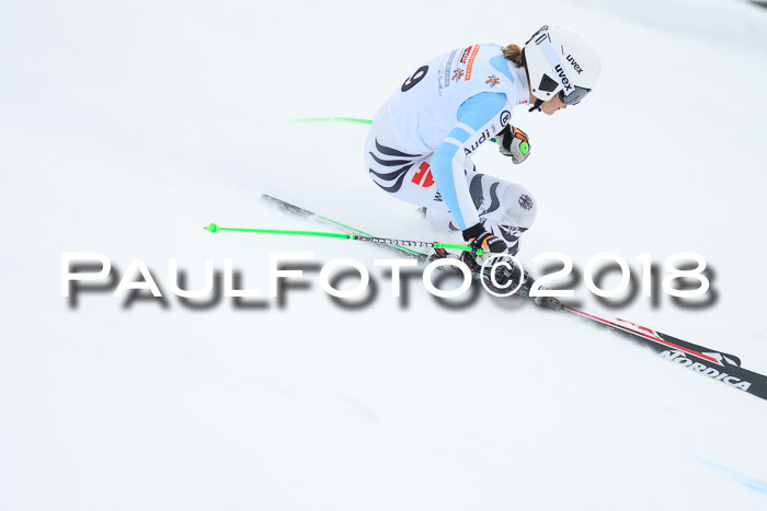 DSV Schülercup Finale Super-G, Dt. Schülermeisterschaft 01.03.2018