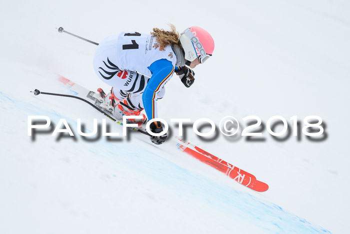 DSV Schülercup Finale Super-G, Dt. Schülermeisterschaft 01.03.2018