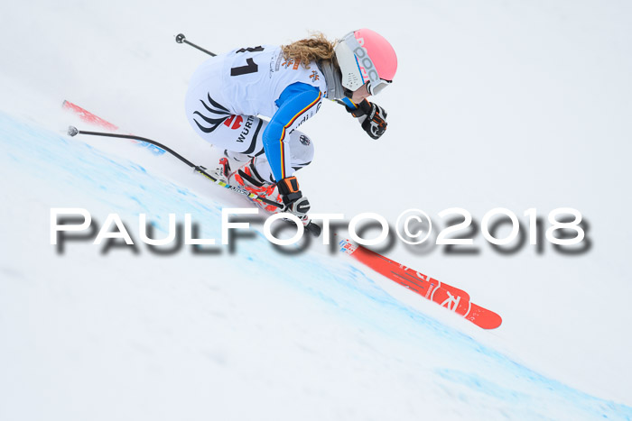 DSV Schülercup Finale Super-G, Dt. Schülermeisterschaft 01.03.2018