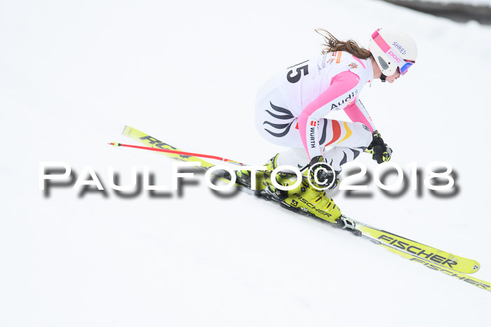 DSV Schülercup Finale Super-G, Dt. Schülermeisterschaft 01.03.2018