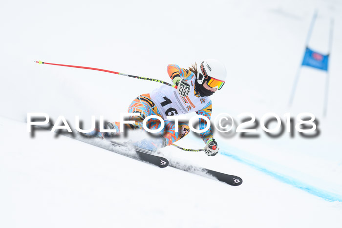 DSV Schülercup Finale Super-G, Dt. Schülermeisterschaft 01.03.2018