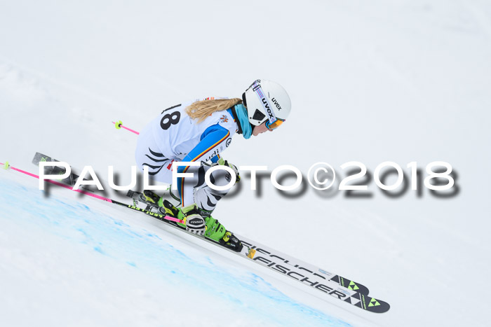 DSV Schülercup Finale Super-G, Dt. Schülermeisterschaft 01.03.2018