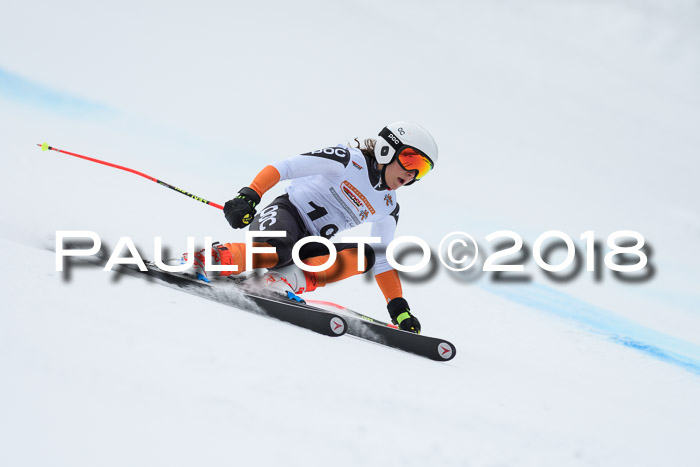 DSV Schülercup Finale Super-G, Dt. Schülermeisterschaft 01.03.2018