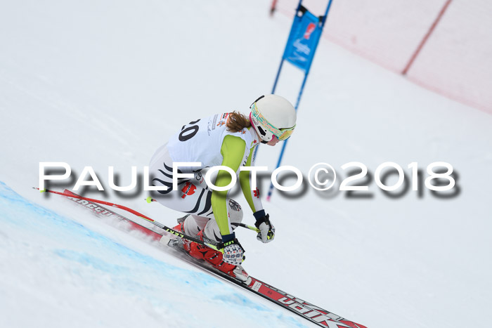 DSV Schülercup Finale Super-G, Dt. Schülermeisterschaft 01.03.2018