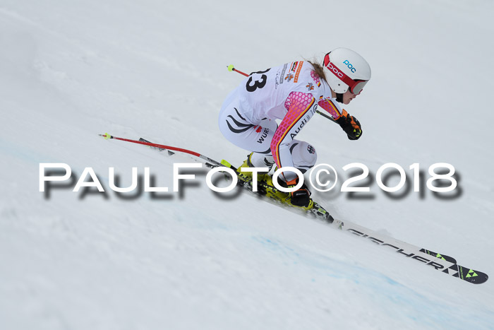 DSV Schülercup Finale Super-G, Dt. Schülermeisterschaft 01.03.2018