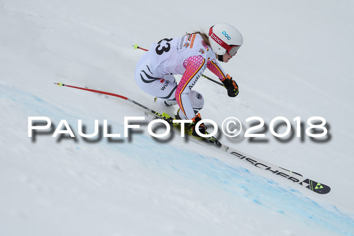 DSV Schülercup Finale Super-G, Dt. Schülermeisterschaft 01.03.2018
