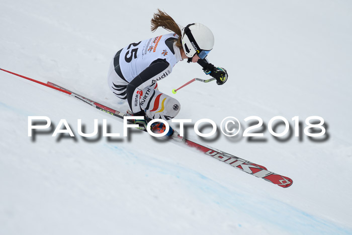 DSV Schülercup Finale Super-G, Dt. Schülermeisterschaft 01.03.2018