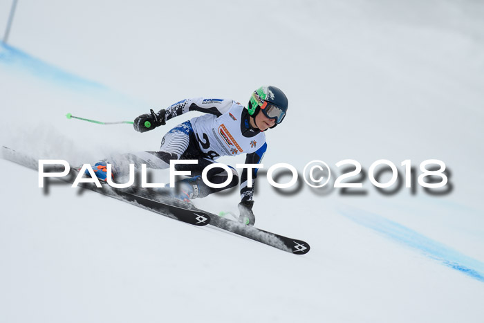 DSV Schülercup Finale Super-G, Dt. Schülermeisterschaft 01.03.2018