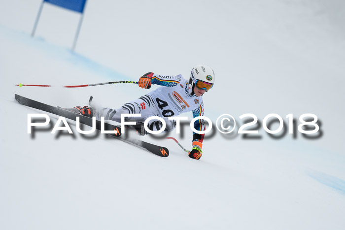 DSV Schülercup Finale Super-G, Dt. Schülermeisterschaft 01.03.2018
