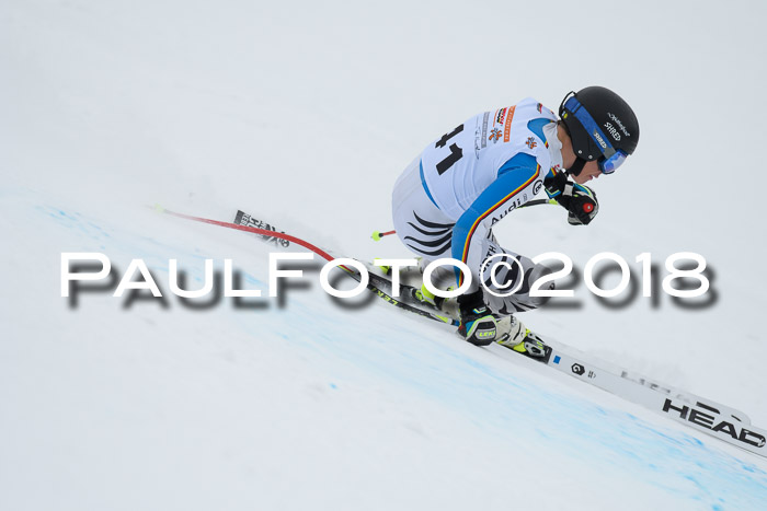 DSV Schülercup Finale Super-G, Dt. Schülermeisterschaft 01.03.2018