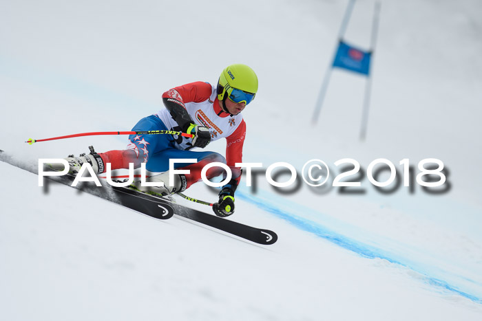 DSV Schülercup Finale Super-G, Dt. Schülermeisterschaft 01.03.2018
