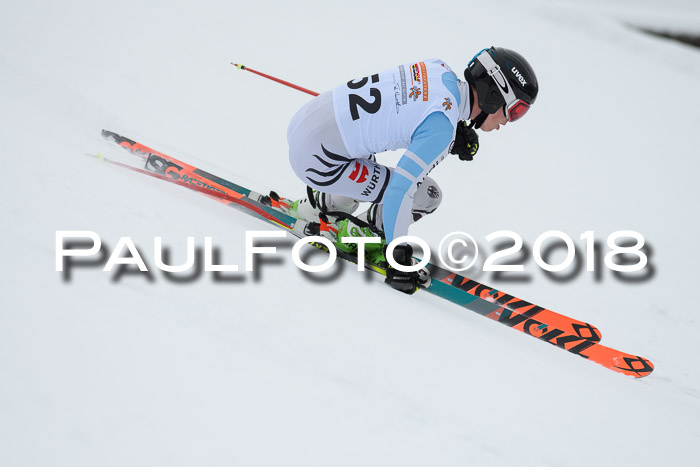 DSV Schülercup Finale Super-G, Dt. Schülermeisterschaft 01.03.2018