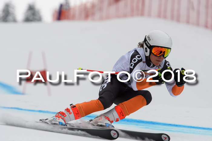 DSV Schülercup Finale Super-G, Dt. Schülermeisterschaft 01.03.2018