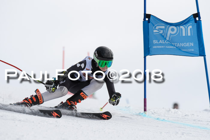 Dt. Schülercup U14 Finale, Riesenslalom, 03.03.2018