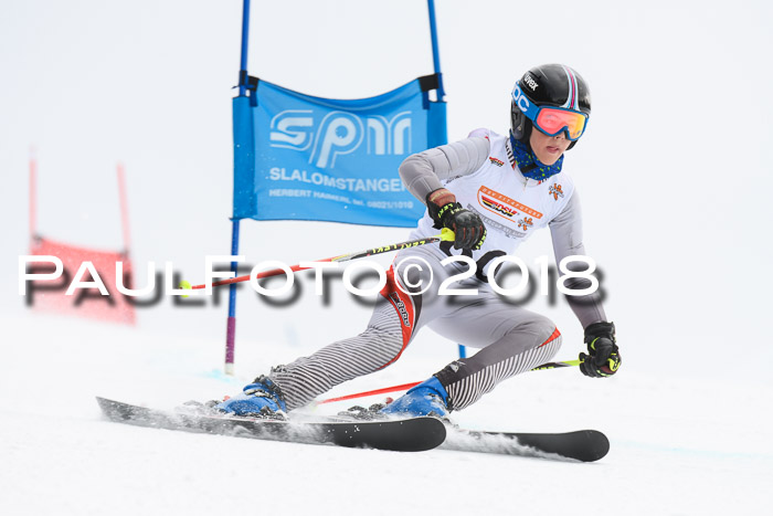 Dt. Schülercup U14 Finale, Riesenslalom, 03.03.2018