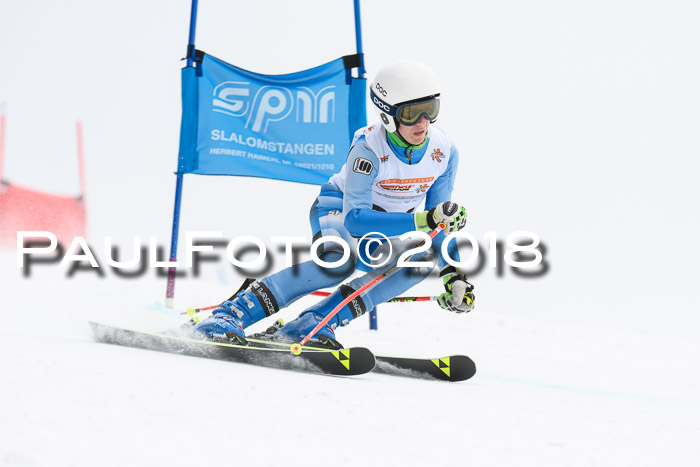 Dt. Schülercup U14 Finale, Riesenslalom, 03.03.2018