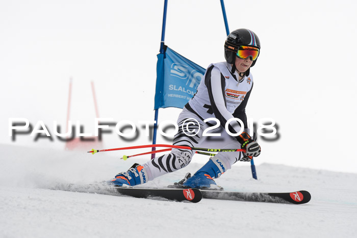 Dt. Schülercup U14 Finale, Riesenslalom, 03.03.2018