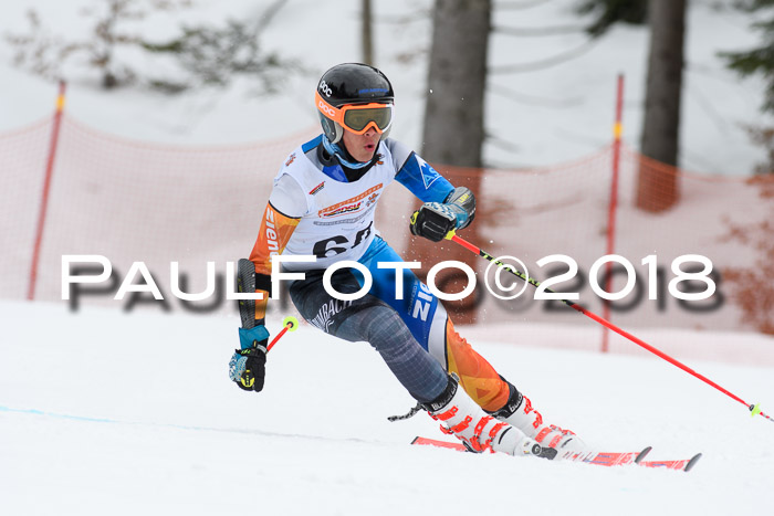 Dt. Schülercup U16 Finale, Riesenslalom, 03.03.2018