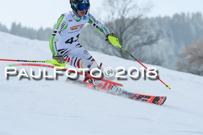 Dt. Schülercup U16 Finale, Slalom, 03.03.2018