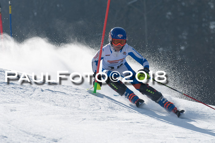 Dt. Schülercup U16 Finale, Slalom, 03.03.2018