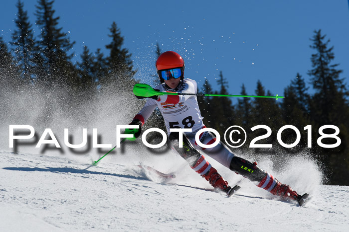 Dt. Schülercup U14 Finale, Slalom, 04.03.2018