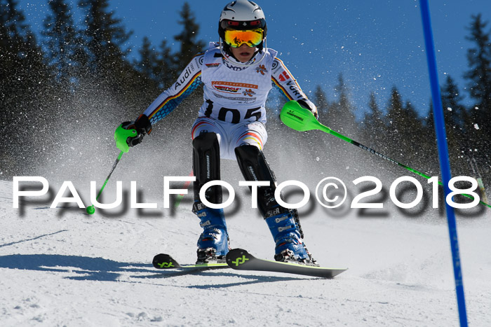 Dt. Schülercup U14 Finale, Slalom, 04.03.2018