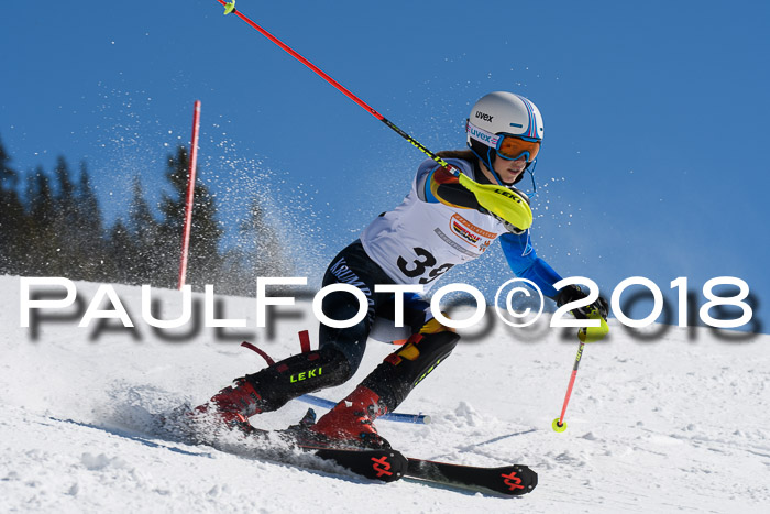Dt. Schülercup U14 Finale, Slalom, 04.03.2018