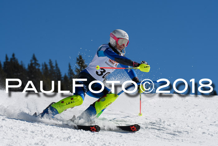 Dt. Schülercup U14 Finale, Slalom, 04.03.2018