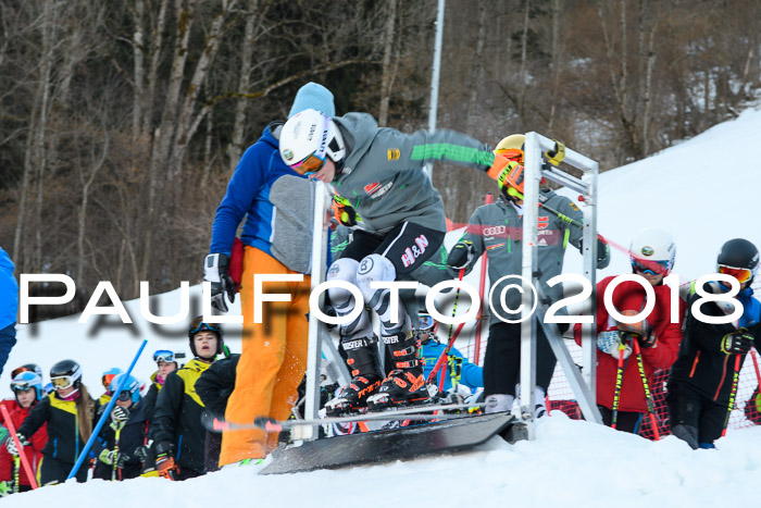 Dt. Schülercup U16 Finale,Parallelslalom, 04.03.2018, Siegerehrungen DSC gesamt