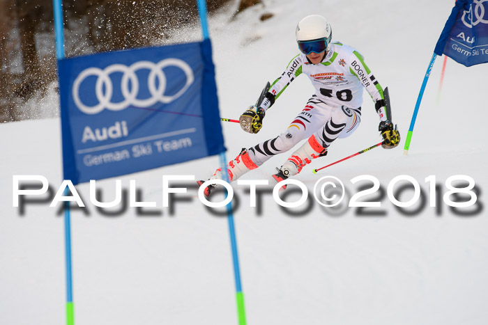 Dt. Schülercup U16 Finale,Parallelslalom, 04.03.2018, Siegerehrungen DSC gesamt