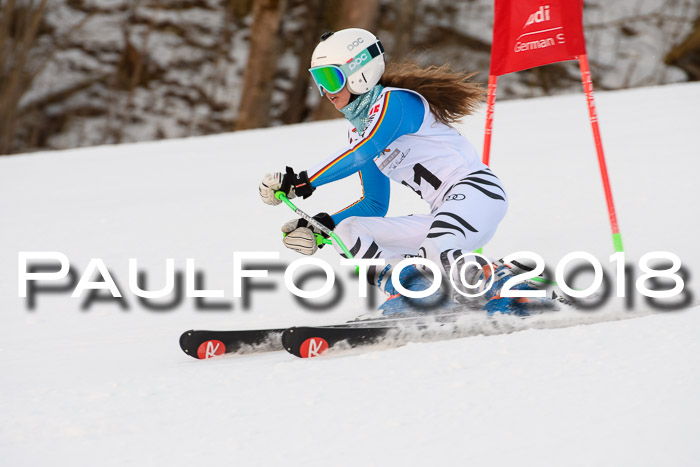 Dt. Schülercup U16 Finale,Parallelslalom, 04.03.2018, Siegerehrungen DSC gesamt