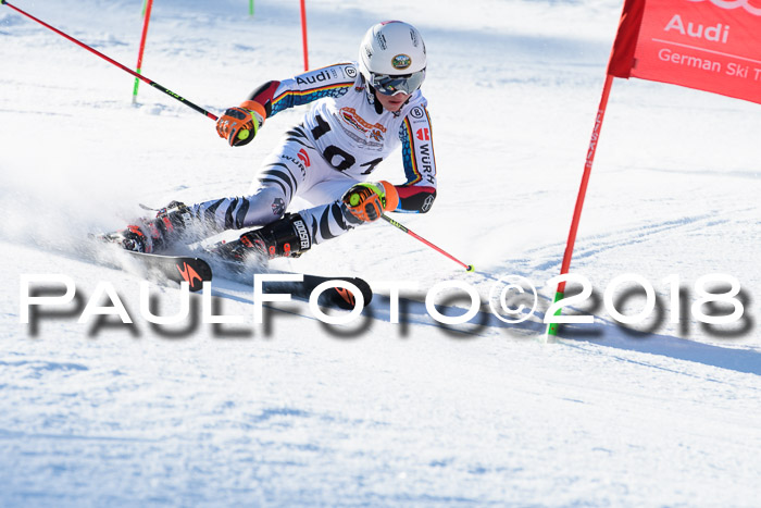 Dt. Schülercup U16 Finale,Parallelslalom, 04.03.2018, Siegerehrungen DSC gesamt