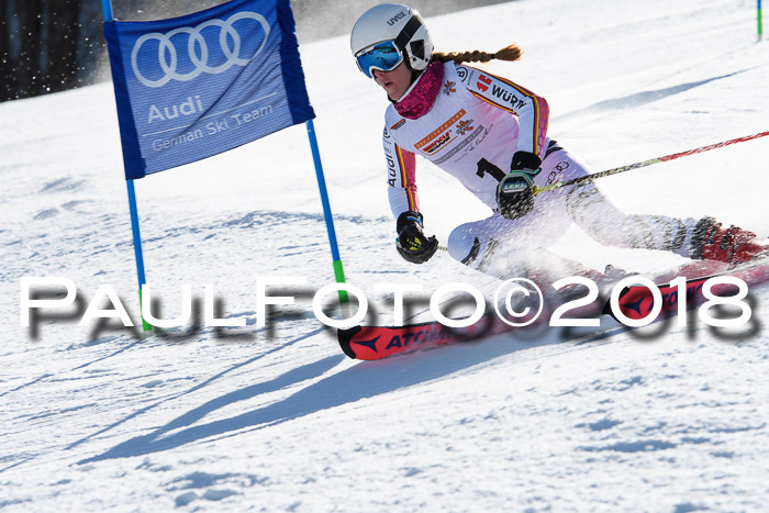 Dt. Schülercup U16 Finale,Parallelslalom, 04.03.2018, Siegerehrungen DSC gesamt