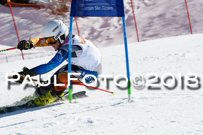 Dt. Schülercup U16 Finale,Parallelslalom, 04.03.2018, Siegerehrungen DSC gesamt