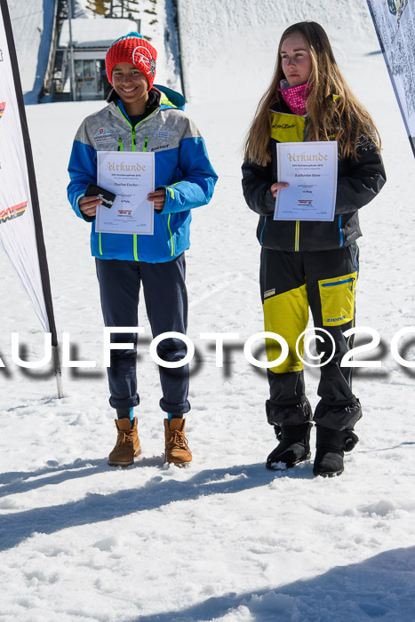 Dt. Schülercup U16 Finale,Parallelslalom, 04.03.2018, Siegerehrungen DSC gesamt