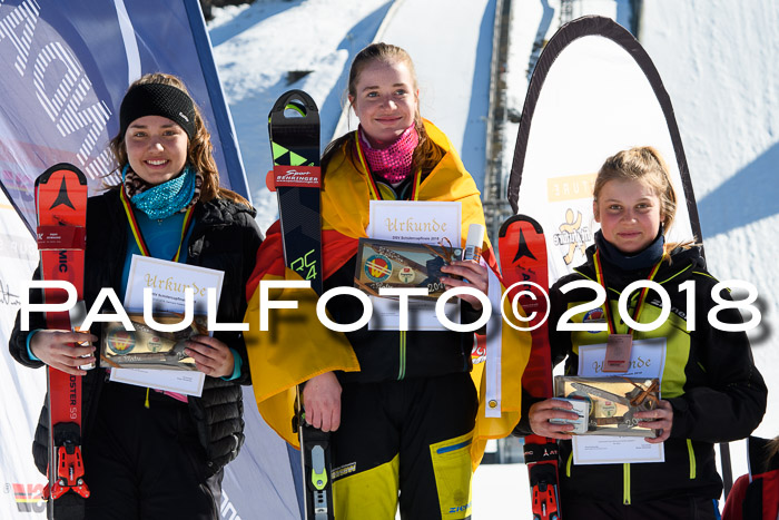 Dt. Schülercup U16 Finale,Parallelslalom, 04.03.2018, Siegerehrungen DSC gesamt