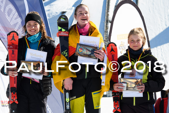 Dt. Schülercup U16 Finale,Parallelslalom, 04.03.2018, Siegerehrungen DSC gesamt