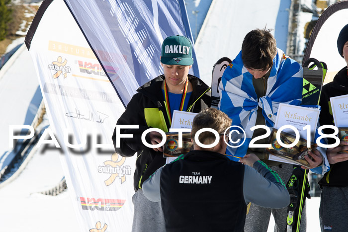 Dt. Schülercup U16 Finale,Parallelslalom, 04.03.2018, Siegerehrungen DSC gesamt