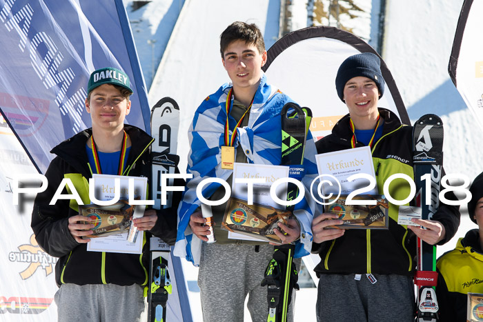 Dt. Schülercup U16 Finale,Parallelslalom, 04.03.2018, Siegerehrungen DSC gesamt